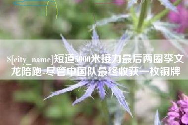 无为短道5000米接力最后两圈李文龙陪跑-尽管中国队最终收获一枚铜牌