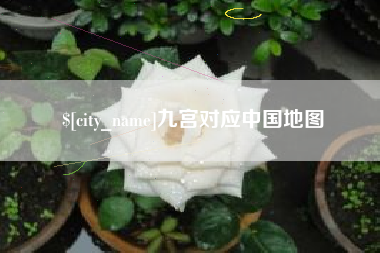 无为九宫对应中国地图