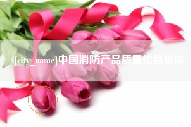 无为中国消防产品质量信息查询