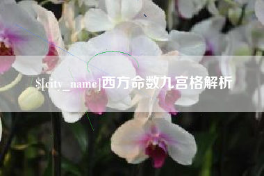 无为西方命数九宫格解析