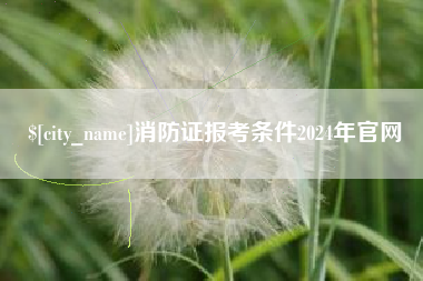 无为消防证报考条件2024年官网