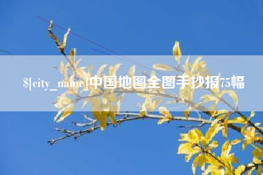 无为中国地图全图手抄报75幅