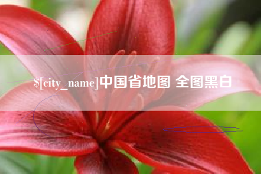 无为中国省地图 全图黑白