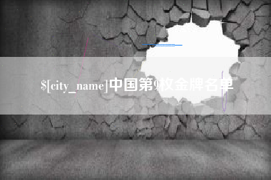 无为中国第9枚金牌名单