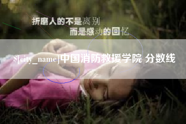 无为中国消防救援学院 分数线