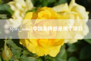 无为中国金牌都是哪个项目
