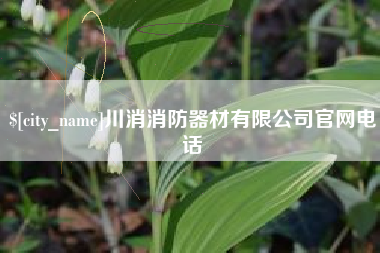 无为川消消防器材有限公司官网电话