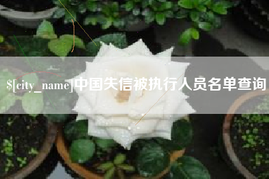 无为中国失信被执行人员名单查询