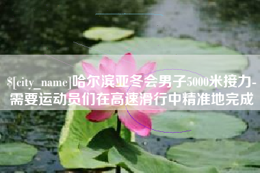 无为哈尔滨亚冬会男子5000米接力-需要运动员们在高速滑行中精准地完成
