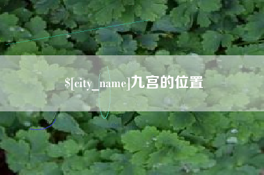 无为九宫的位置