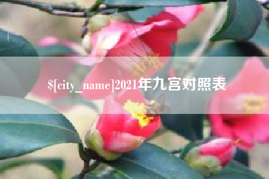 无为2021年九宫对照表