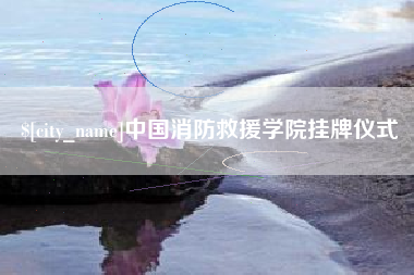 无为中国消防救援学院挂牌仪式