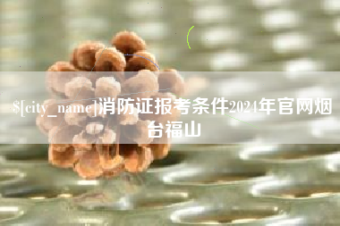 无为消防证报考条件2024年官网烟台福山