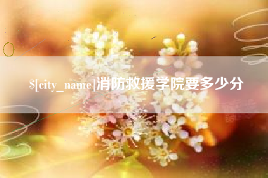 无为消防救援学院要多少分